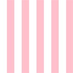 Vertical Stripes - White and Pink