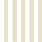 Vertical Stripes - White and Pearl Brown