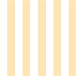 Vertical Stripes - White and Peach Orange