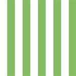 Vertical Stripes - White and Dollar Bill Green