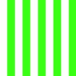 Vertical Stripes - White and Neon Green