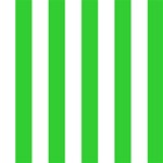 Vertical Stripes - White and Lime Green