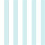 Vertical Stripes - White and Light Cyan