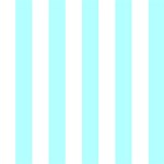 Vertical Stripes - White and Celeste Cyan