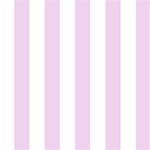 Vertical Stripes - White and Thistle Violet