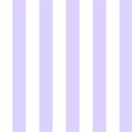 Vertical Stripes - White and Pale Lavender Violet