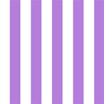 Vertical Stripes - White and Lavender Violet