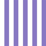 Vertical Stripes - White and Ube Violet