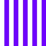 Vertical Stripes - White and Indigo Violet