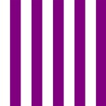 Vertical Stripes - White and Purple Violet