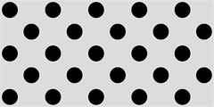 227 polka dots black on gainsboro gray 2400x1200