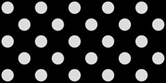 228 polka dots gainsboro gray on black 2400x1200