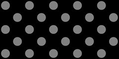 234 polka dots gray on black 2400x1200