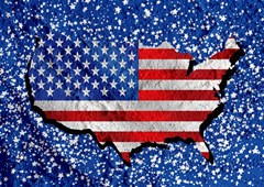 usa map and flag on cement wall texture background design 1591646654pet