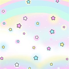 stars cute pastel pattern rainbow