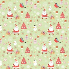 christmas pattern tree santa