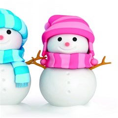 two snowmen