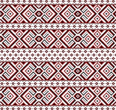 ukrainian folk seamless pattern ornament