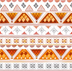 bright aztec ethnic seamless pattern