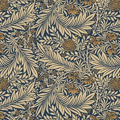 brown vintage background floral pattern