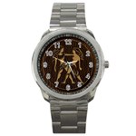 Gemini Sport Metal Watch