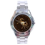 Cancer Stainless Steel Analogue Men’s Watch