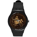 Sagittarius Round Plastic Sport Watch Medium