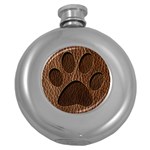 Leather-Look Paw Hip Flask (5 oz)