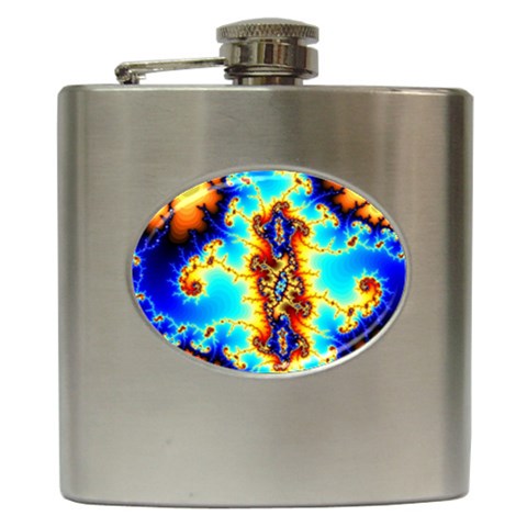 Mand0202 Hip Flask (6 oz) from ArtsNow.com Front