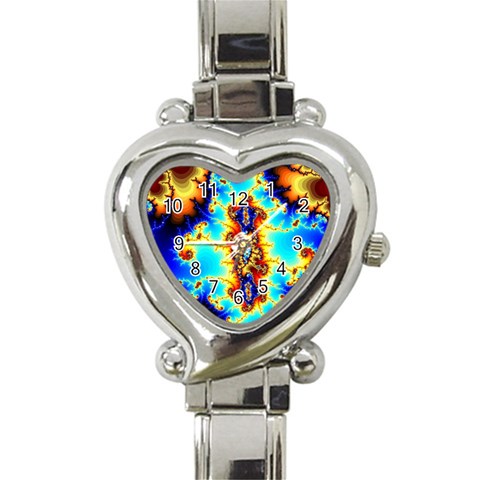 Mand0202 Heart Italian Charm Watch from ArtsNow.com Front