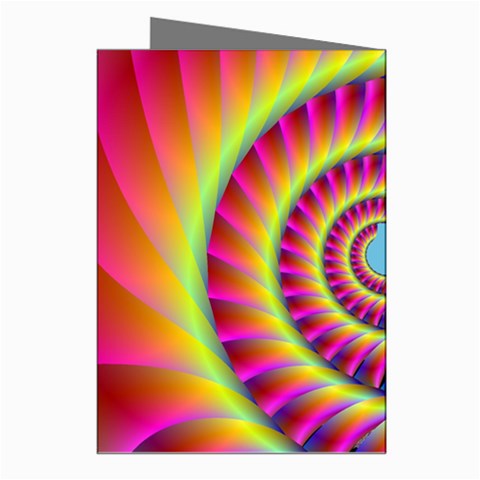 Fractal34 Greeting Cards (Pkg of 8) from ArtsNow.com Right