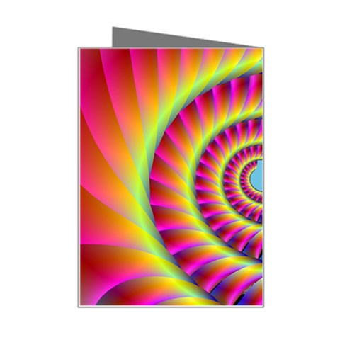 Fractal34 Mini Greeting Card from ArtsNow.com Right