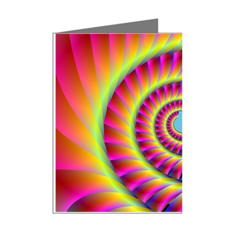 Fractal34 Mini Greeting Cards (Pkg of 8) from ArtsNow.com Right