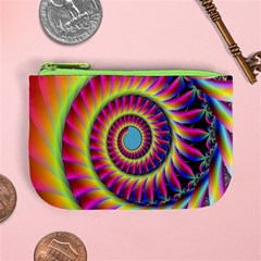 Fractal34 Mini Coin Purse from ArtsNow.com Front