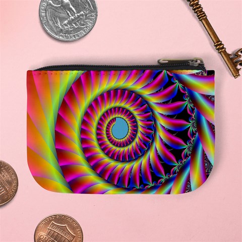 Fractal34 Mini Coin Purse from ArtsNow.com Back