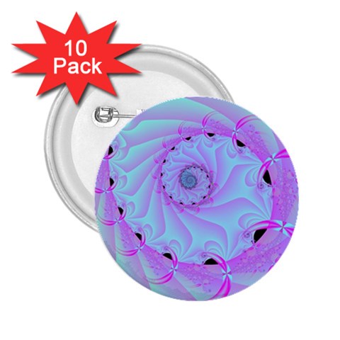 Fractal34 2.25  Button (10 pack) from ArtsNow.com Front