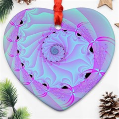 Fractal34 Heart Ornament (Two Sides) from ArtsNow.com Back