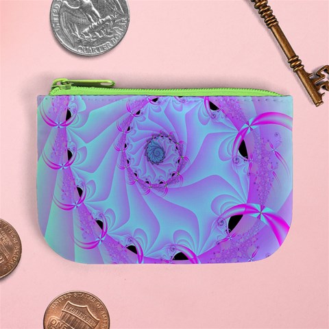 Fractal34 Mini Coin Purse from ArtsNow.com Front