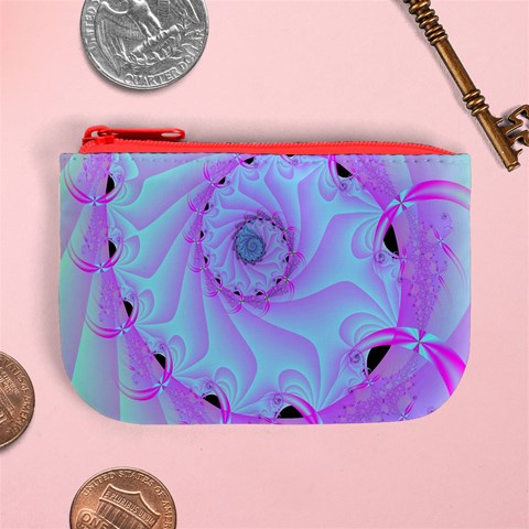 Fractal34 Mini Coin Purse from ArtsNow.com Front