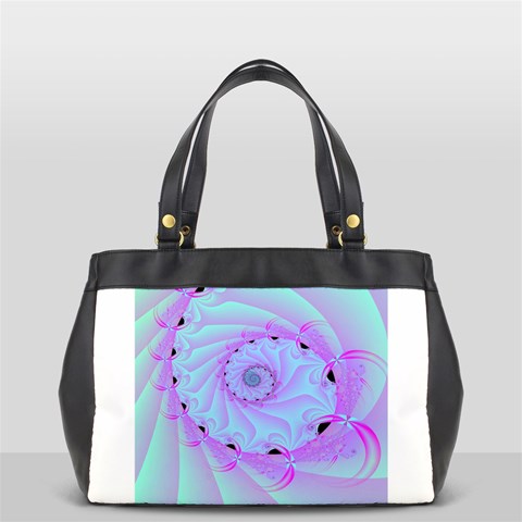 Fractal34 Oversize Office Handbag (Two Sides) from ArtsNow.com Back