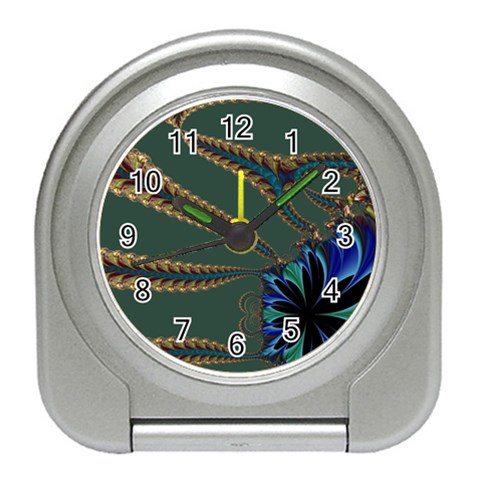 Fractal34 Travel Alarm Clock from ArtsNow.com Front