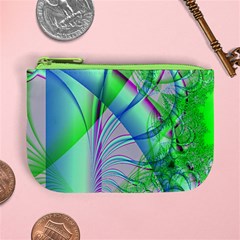 Fractal34 Mini Coin Purse from ArtsNow.com Front