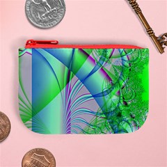 Fractal34 Mini Coin Purse from ArtsNow.com Front