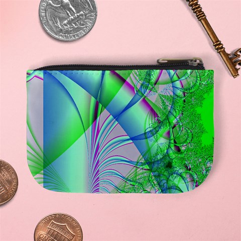 Fractal34 Mini Coin Purse from ArtsNow.com Back