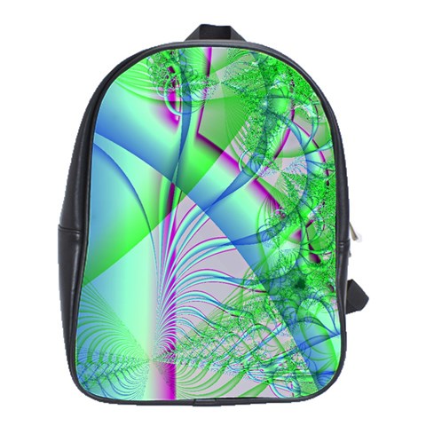 Fractal34 School Bag (Large) from ArtsNow.com Front