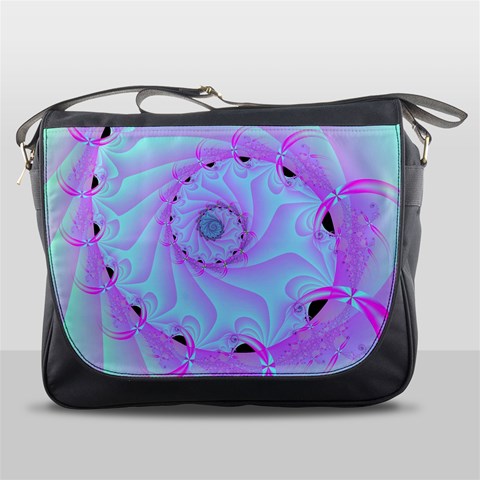 Fractal34 Messenger Bag from ArtsNow.com Front