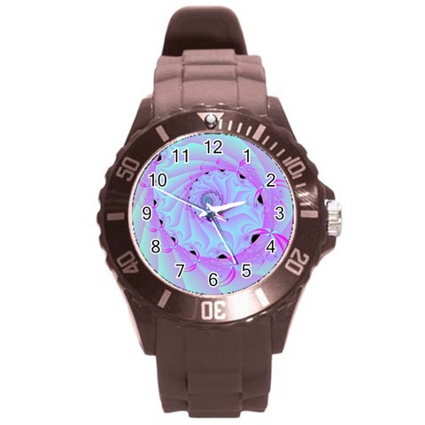 Fractal34 Round Plastic Sport Watch Large from ArtsNow.com Front