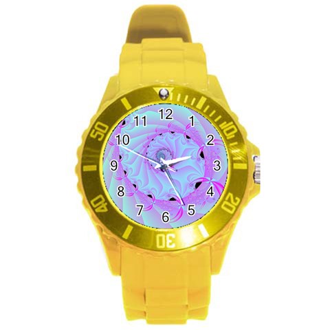 Fractal34 Round Plastic Sport Watch Large from ArtsNow.com Front