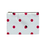 Strawberry Dots Pink Cosmetic Bag (Medium)