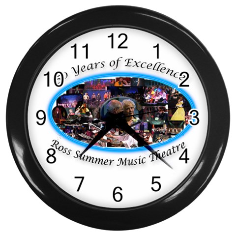 Rsmt 50 1 Blyears Wall Clock (Black) from ArtsNow.com Front